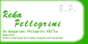 reka pellegrini business card